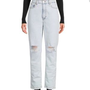 WeWoreWhat High-Rise Curvy Cropped Straight Leg Jeans